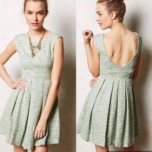 Paper Crown Parkside Shimmer Tweed Dress